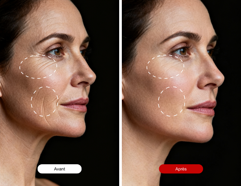 Before After comparison