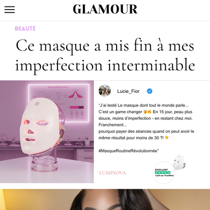 Luminova - Masque LED 7 Couleurs