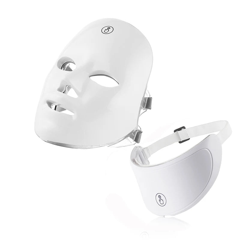 Luminova - Masque LED 7 Couleurs (Visage + Cou)